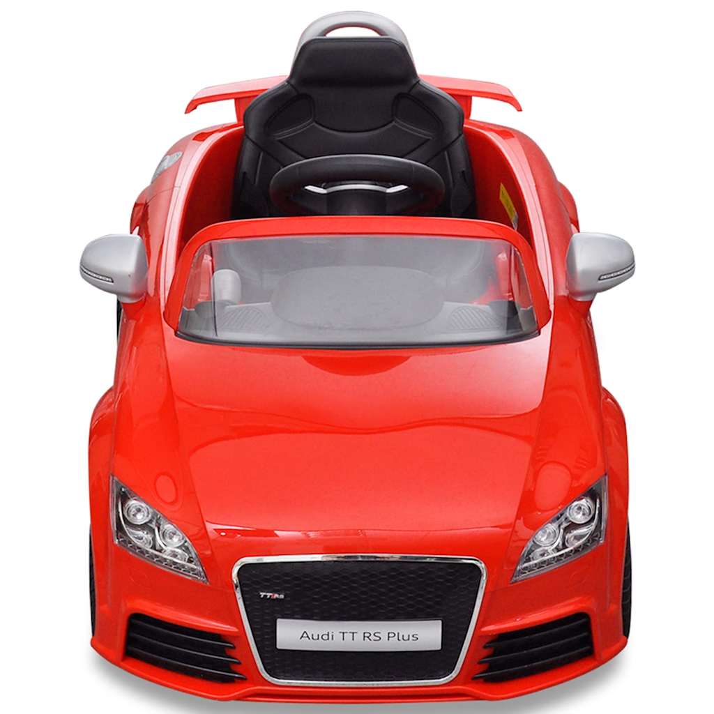 Vidaxl Kinderauto elektrisch mit Fernbedienung Audi Tt Rs rot
