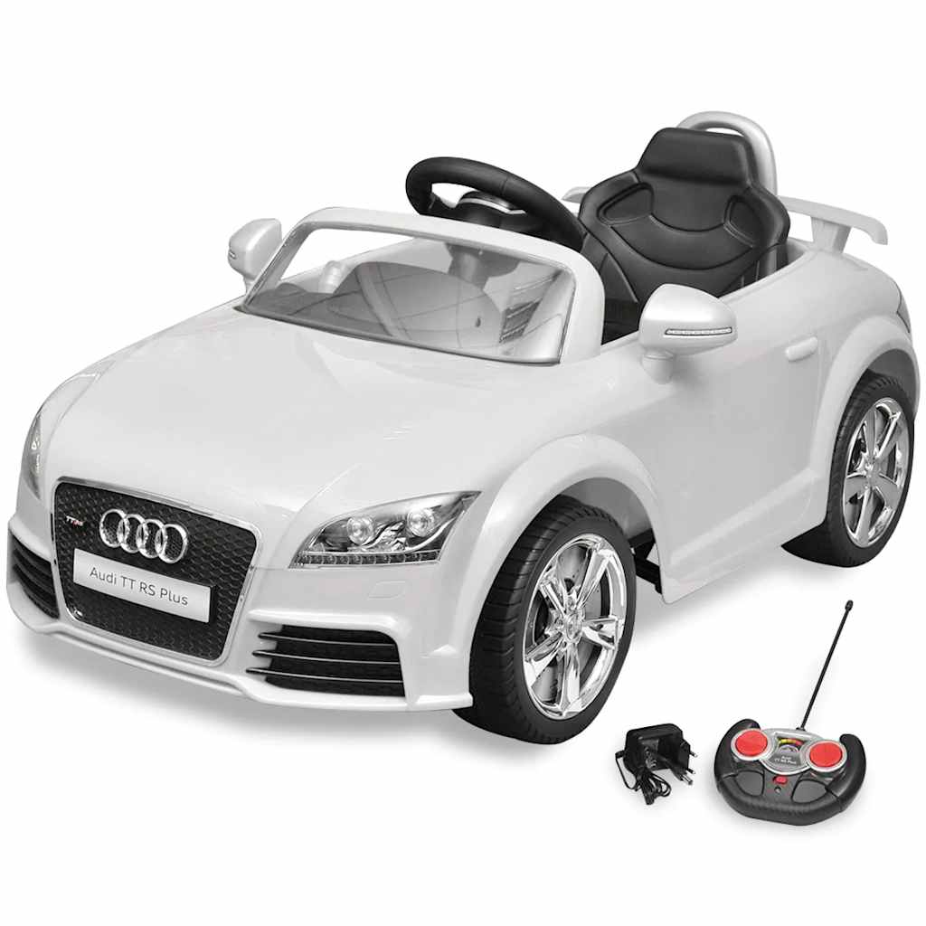 Vidaxl Electric Auto Audi Tt Rs mit Fernbedienung Weiß