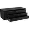 Vidaxl Toolbox mit 3 Schubladen aus Metallschwarz