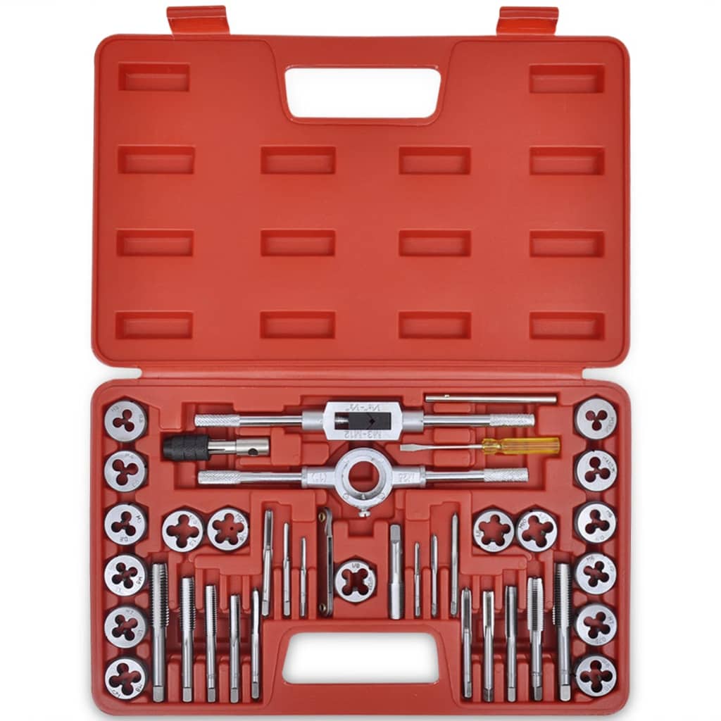 Vidaxl Drahtgewindebohrer-Set 40-teilig