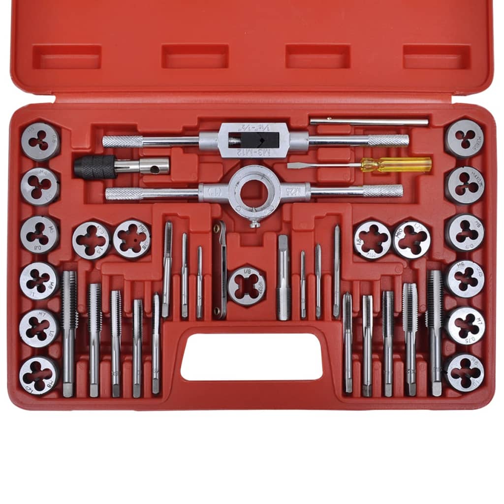 Vidaxl Drahtgewindebohrer-Set 40-teilig
