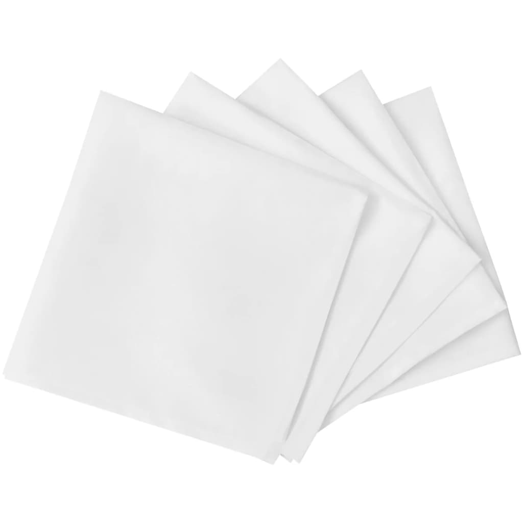 Vidaxl Servietten Weiß 25 Stück 50 x 50 cm