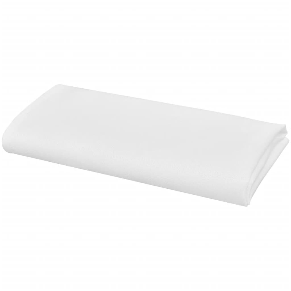 Vidaxl Servietten weiß 50 Stück 50 x 50 cm