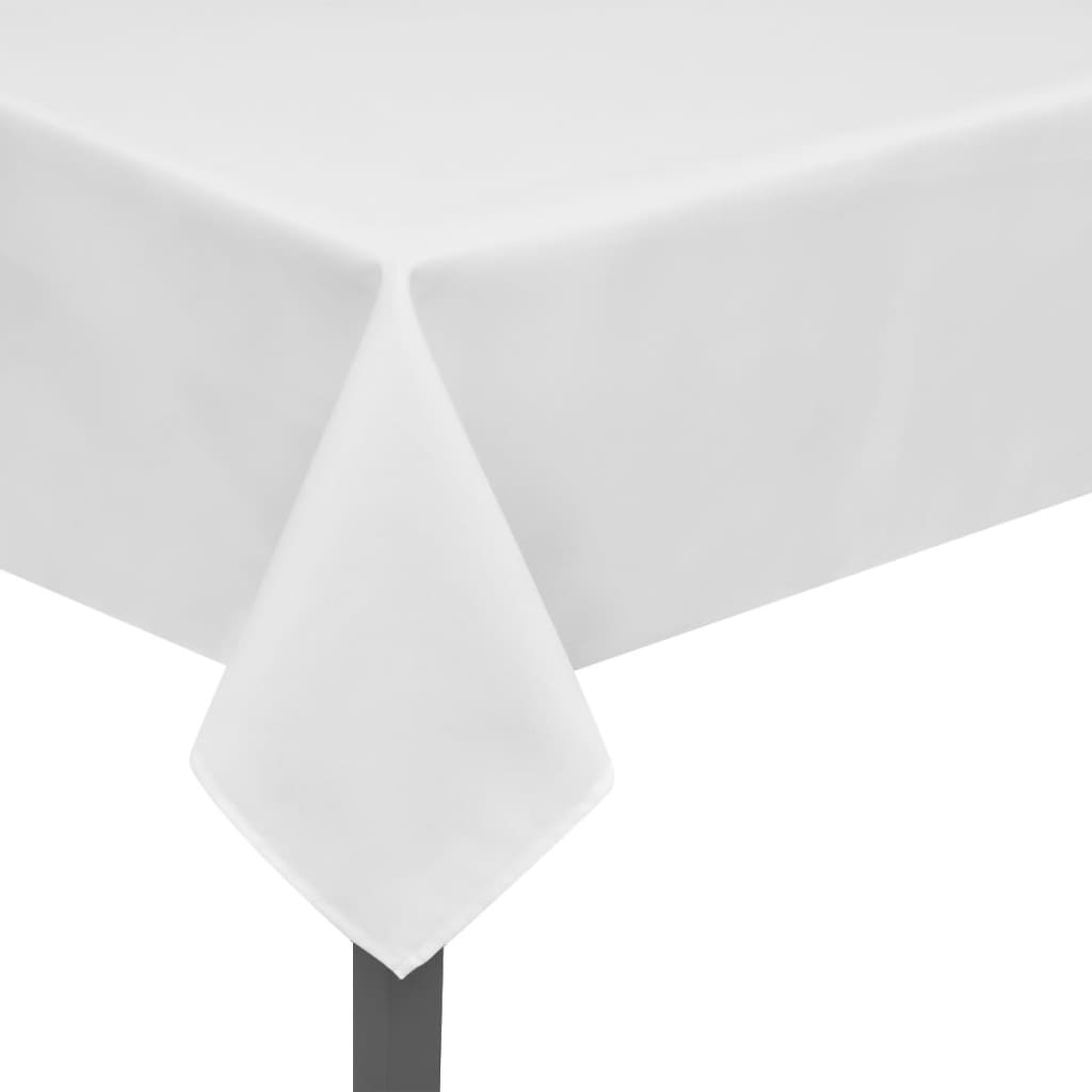 VIDAXL -Tabletten weiß 5 Stück 130 x 130 cm