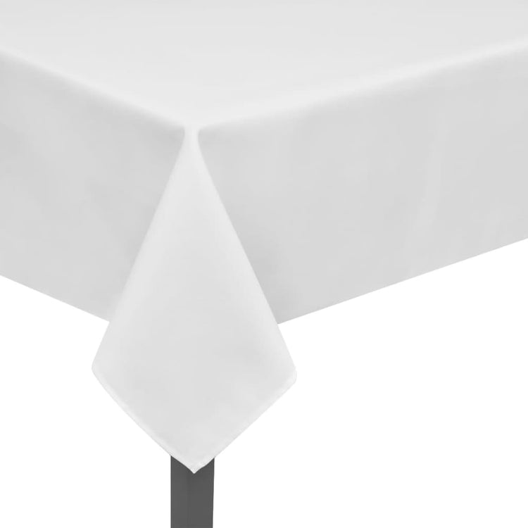 VIDAXL -Tabletten weiß 5 Stück 130 x 130 cm