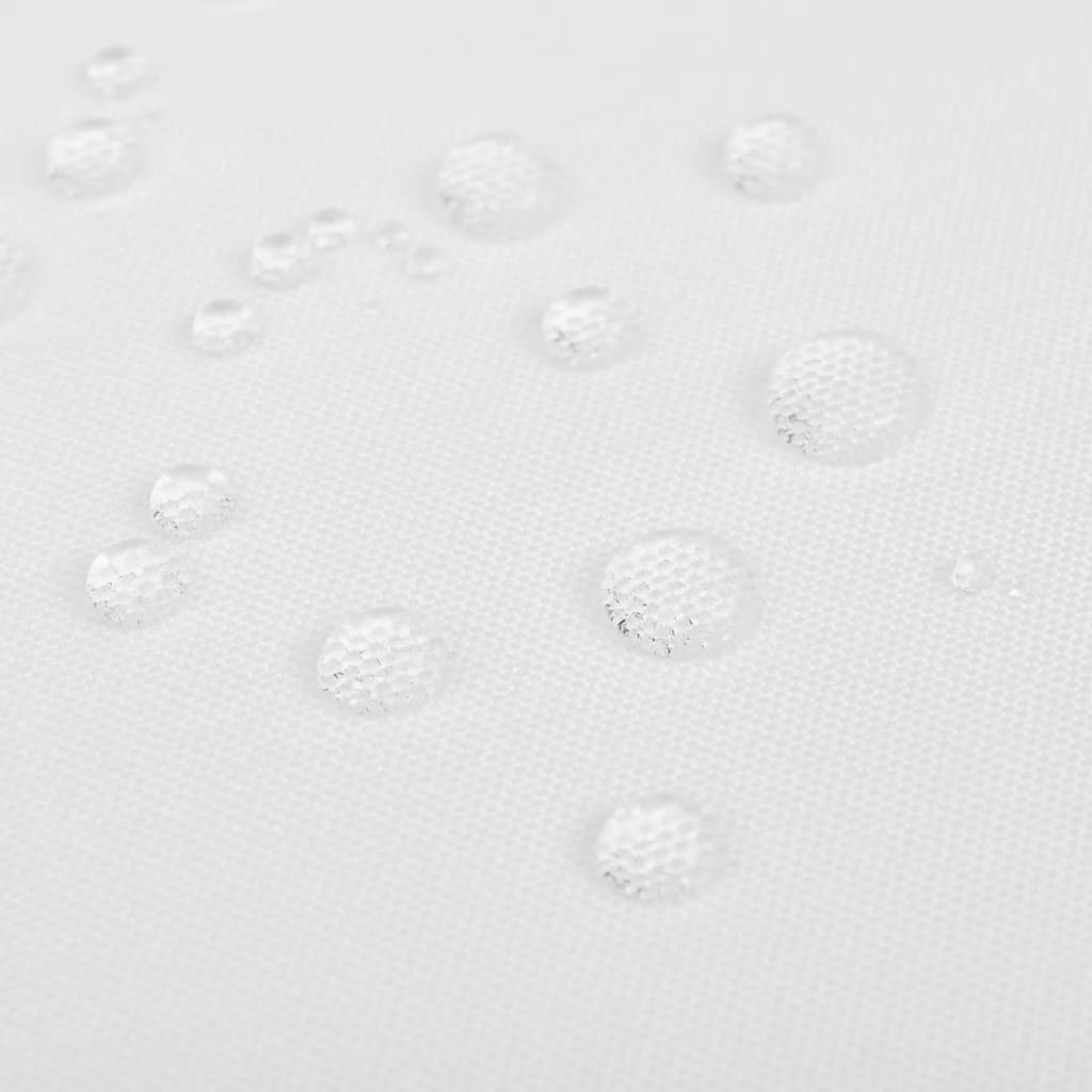 VIDAXL -Tabletten weiß 5 Stück 130 x 130 cm