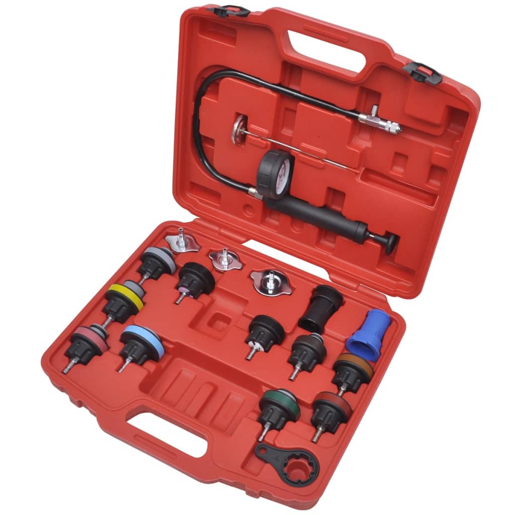 VIDAXL Kühlerdrucktester 18-teilig