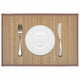 VIDAXL 6 ST SCONEMATS 30x45 cm Bambusbraun