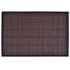 VIDAXL 6 SCAMMATS BAMBOO 30 x 45 cm dunkelbraun