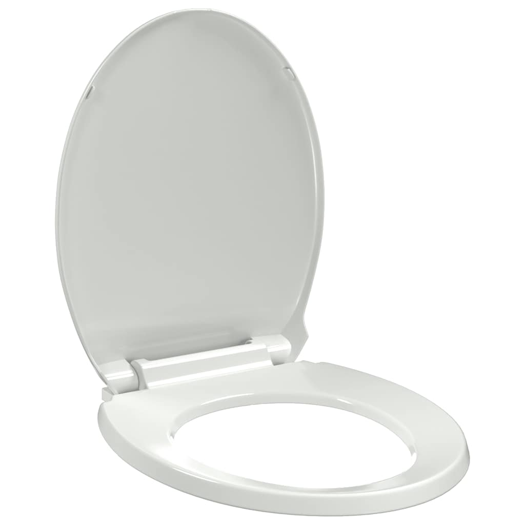 Vidaxl Toilettensitz Soft-Close Oval White