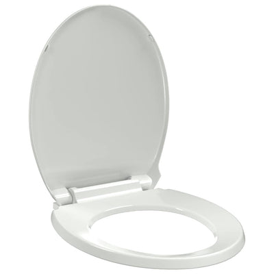 Vidaxl Toilettensitz Soft-Close Oval White