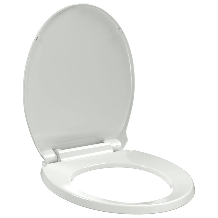 Vidaxl Toilettensitz Soft-Close Oval White