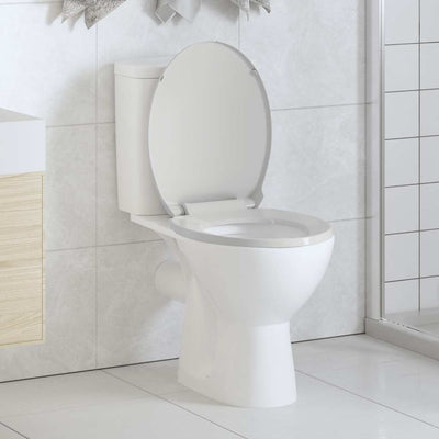 Vidaxl Toilettensitz Soft-Close Oval White