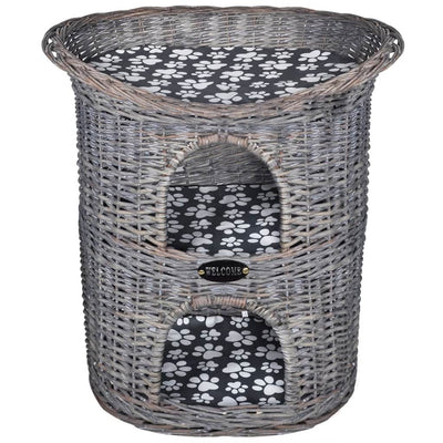 Vidaxl Cat Bed House Kratzer nach 2 -schichtiger mit Kissenweiden