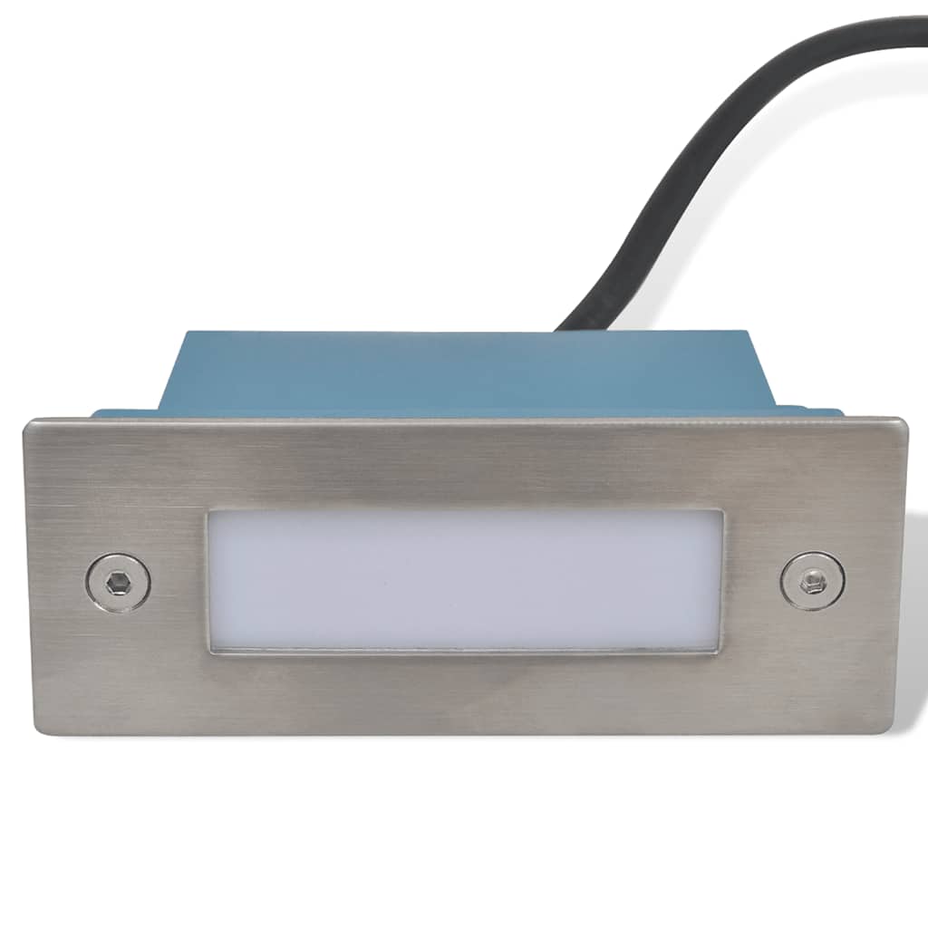 Vidaxl Treppeninvestitionsspot 2 ST LED 44x111x56 mm