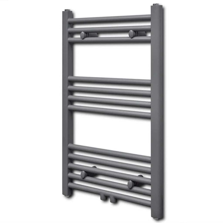 Vidaxl Kühlerhandtuchregal gerade 500x764 mm grau