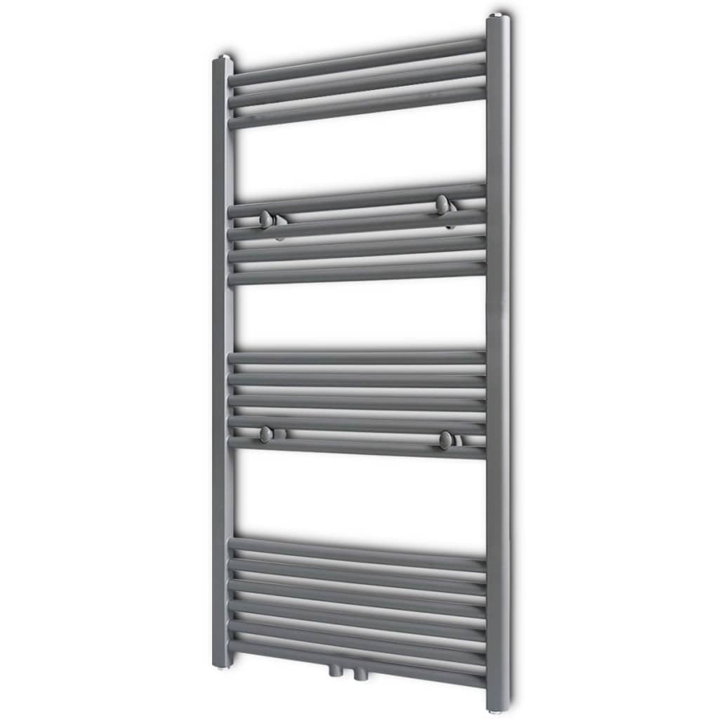 Vidaxl Kühlerhandtuchregal gerade 600x1160 mm grau