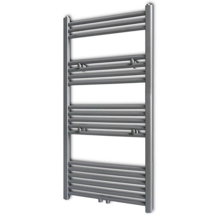 Vidaxl Kühlerhandtuchregal gerade 600x1160 mm grau