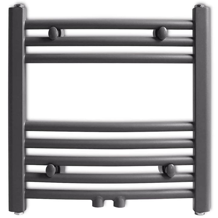 Vidaxl Kühlerhandtuchregal 480 x 480 mm grau