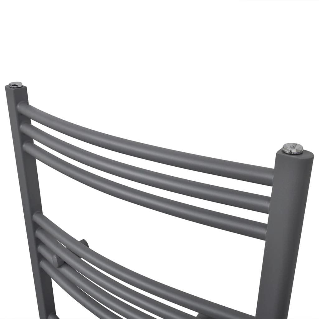 Vidaxl Kühlerhandtuchregal 500x1160 mm grau