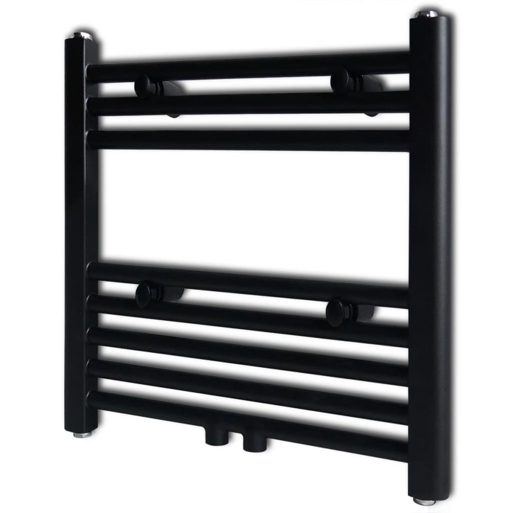 Vidaxl Kühlerhandtuchregal gerade 480 x 480 mm schwarz