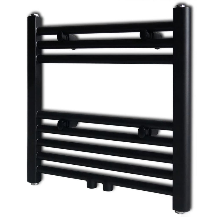 Vidaxl Kühlerhandtuchregal gerade 480 x 480 mm schwarz
