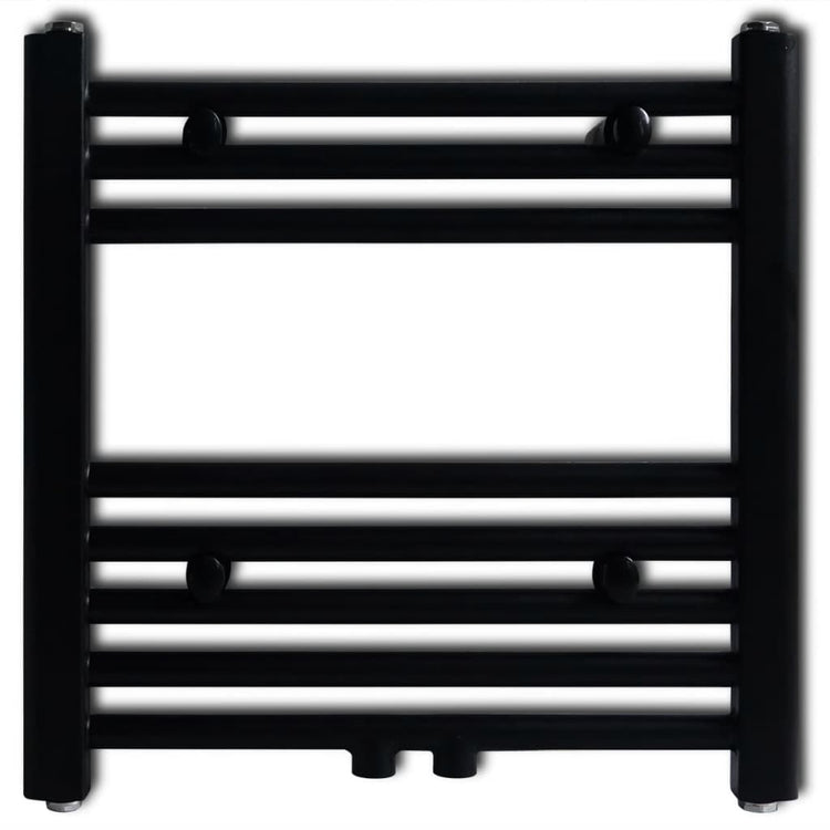 Vidaxl Kühlerhandtuchregal gerade 480 x 480 mm schwarz