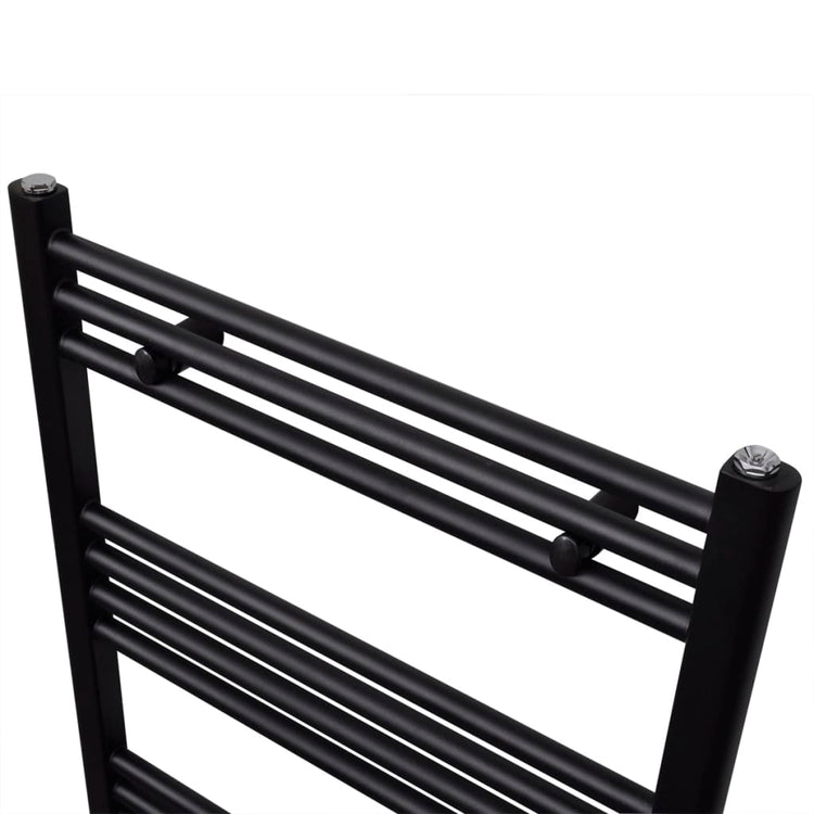 Vidaxl Kühlerhandtuchregal gerade 480 x 480 mm schwarz