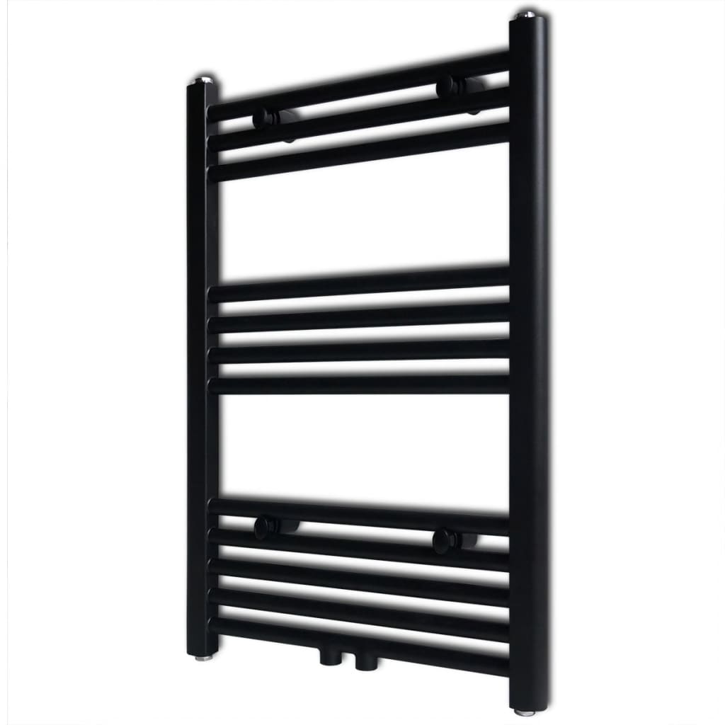 Vidaxl Kühlerhandtuchregal gerade 500x764 mm schwarz