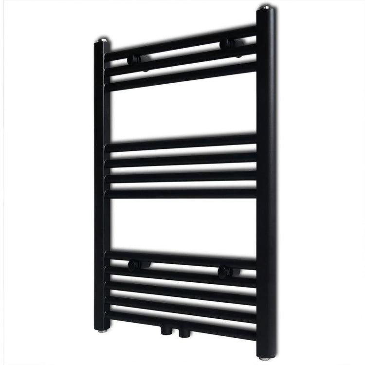 Vidaxl Kühlerhandtuchregal gerade 500x764 mm schwarz