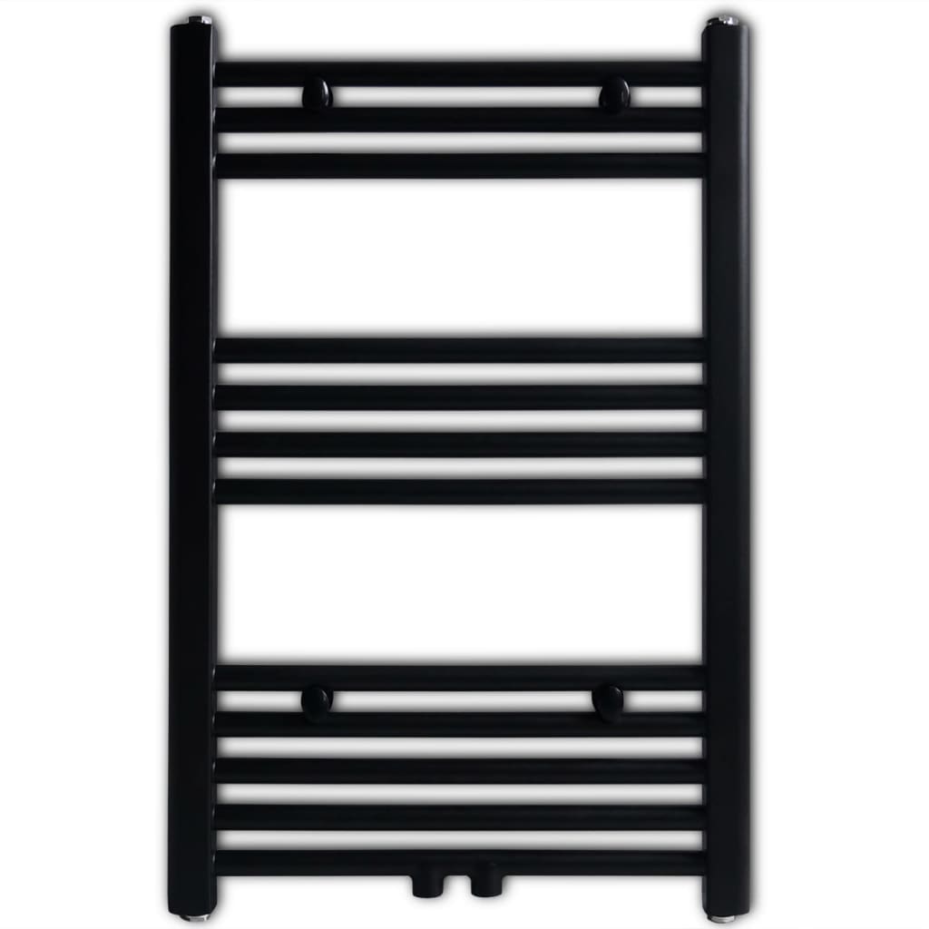 Vidaxl Kühlerhandtuchregal gerade 500x764 mm schwarz