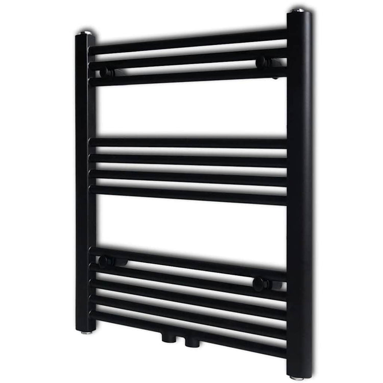 Vidaxl Kühlerhandtuchregal gerade 600x764 mm schwarz