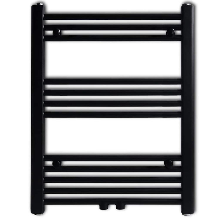 Vidaxl Kühlerhandtuchregal gerade 600x764 mm schwarz