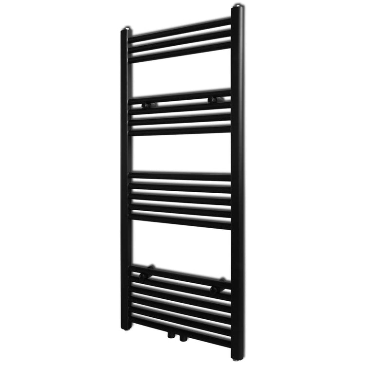Vidaxl Kühlerhandtuchregal gerade 500x1160 mm schwarz