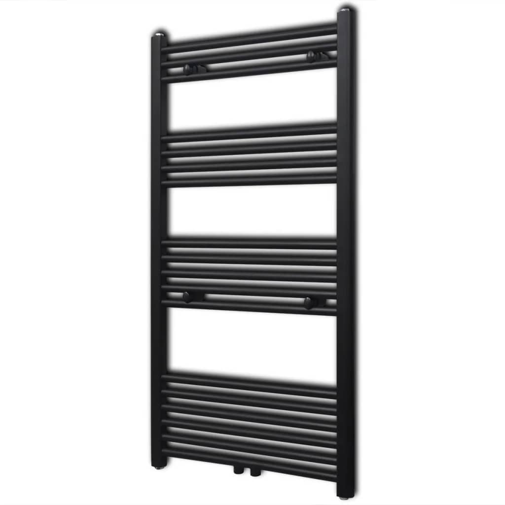 Vidaxl Kühlerhandtuchregal gerade 600x1160 mm schwarz