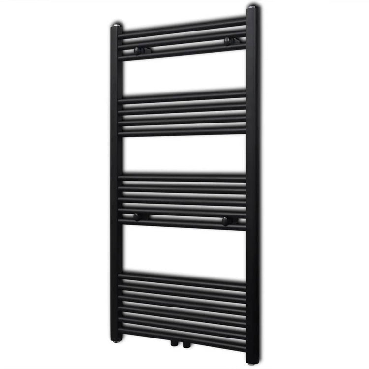 Vidaxl Kühlerhandtuchregal gerade 600x1160 mm schwarz