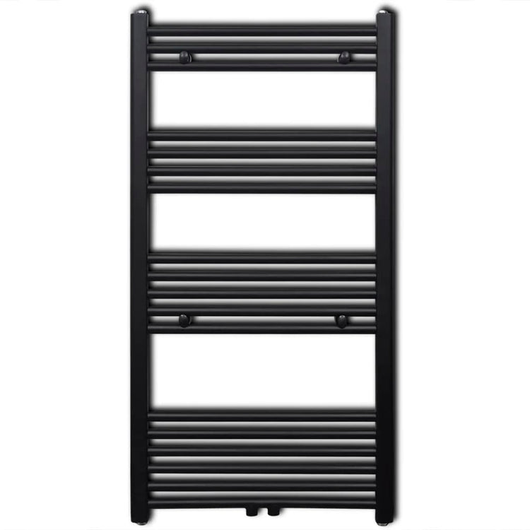 Vidaxl Kühlerhandtuchregal gerade 600x1160 mm schwarz