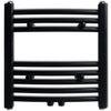 Vidaxl Kühlerhandtuchregal 480 x 480 mm schwarz gebogen