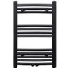 Vidaxl Kühlerhandtuchregal 500x764 mm schwarz gebogen