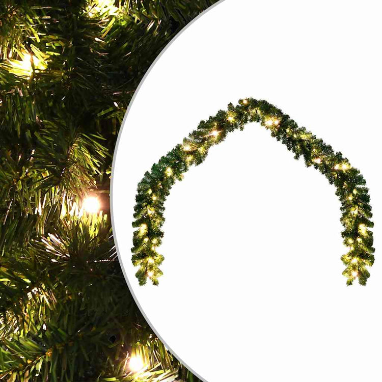 Vidaxl Weihnachtsgirlande mit LED -Leuchten 5 m