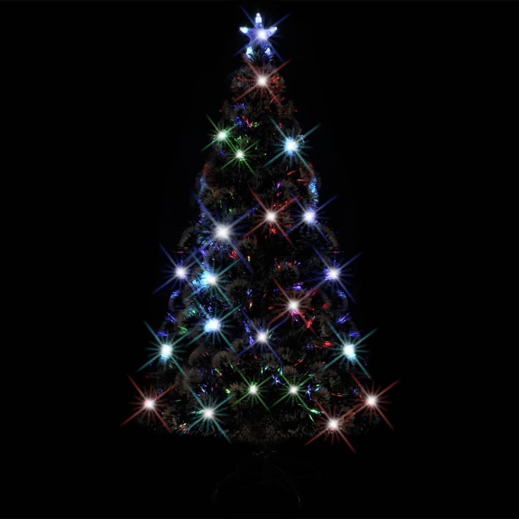 VIDAXL -Weihnachtsbaum mit LED und Standard 180 cm Faserfaser
