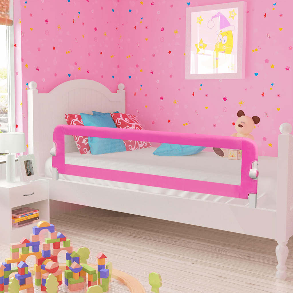 VIDAXL -Bettdiagramm Kleinkind 150x42 cm Pink