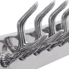 VIDAXL Aluminiumbeschattierungsregal Silber gefärbt