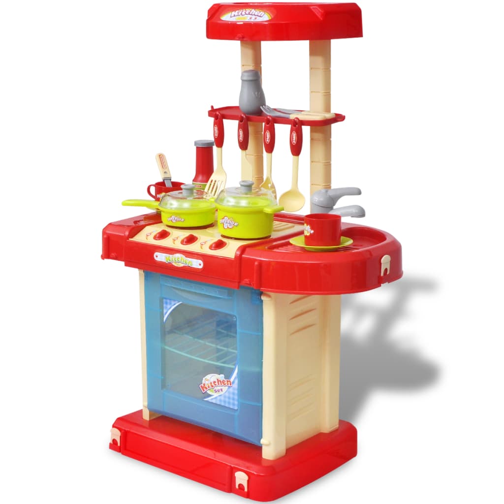 Vidaxl Kinderspielküche mit Lichtern Soundeffekte