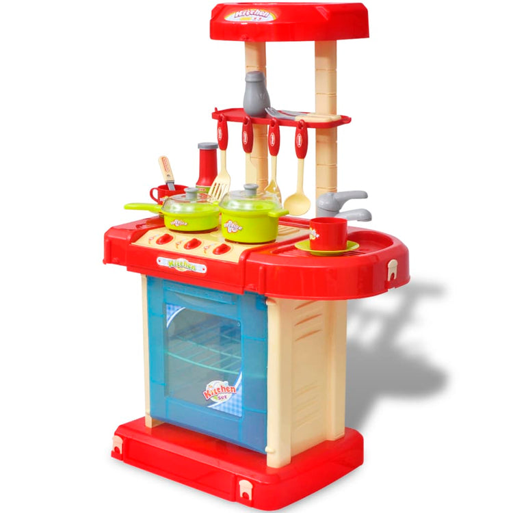 Vidaxl Kinderspielküche mit Lichtern Soundeffekte