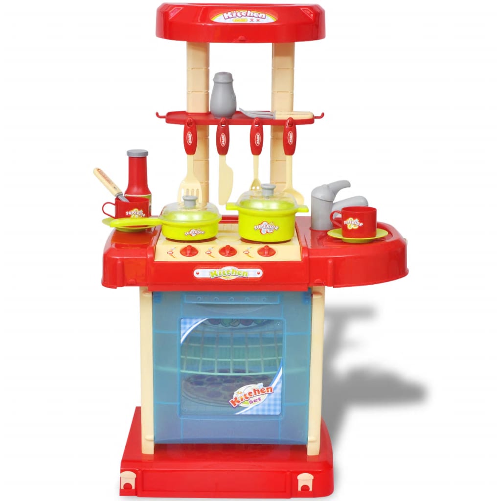 Vidaxl Kinderspielküche mit Lichtern Soundeffekte