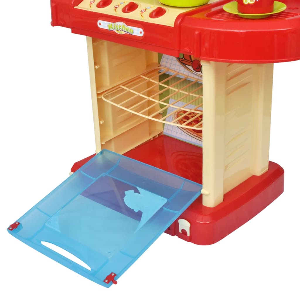 Vidaxl Kinderspielküche mit Lichtern Soundeffekte