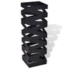 Vidaxl Regenschatz -Stickhalter Quadrat 48,5 cm Stahl Schwarz