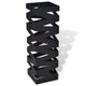 Vidaxl Regenschatz -Stickhalter Quadrat 48,5 cm Stahl Schwarz