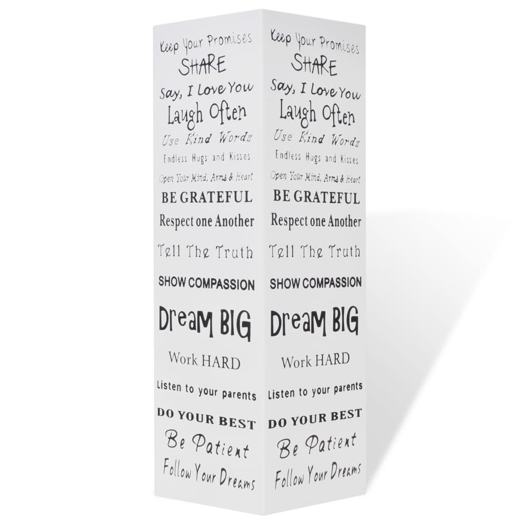 VIDAXL DERBRELLA GEWEGENSTEIFE HALDE HEISSE Square + Text Steel 48,5 cm